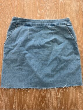 Forever 21 Light Blue Denim Mini Skirt